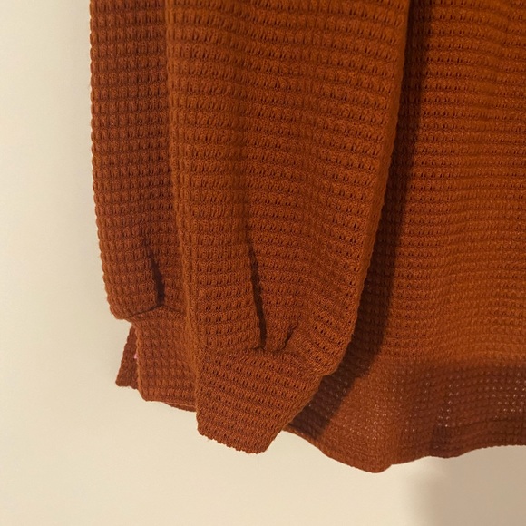 Shein Tunic Waffle Knit Top - Picture 3 of 3